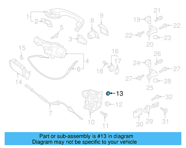 Door Shell Plug 5TA-837-491 - View 2