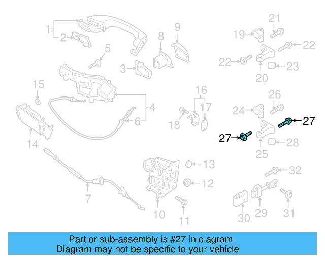 Upper Hinge Mount Bolt N-912-056-02 - View 53