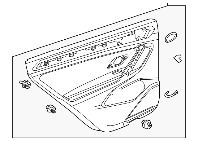 Door Trim Panel 5NN-867-209-S-ZGE
