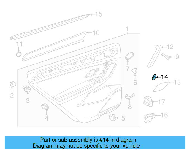 Side Trim Rivet N-911-585-01 - View 13