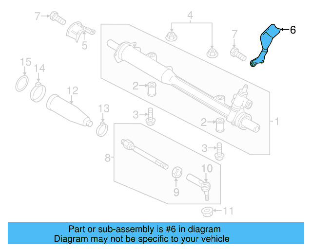 Steering Gear Dust Shield 7L0-422-703-A - View 4