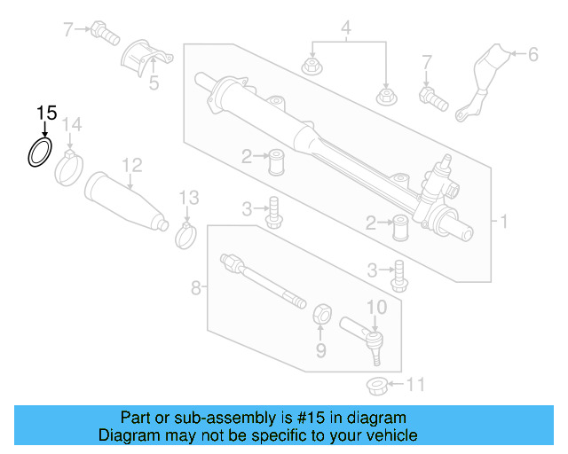 Rack And Pinion Seal N-901-809-02