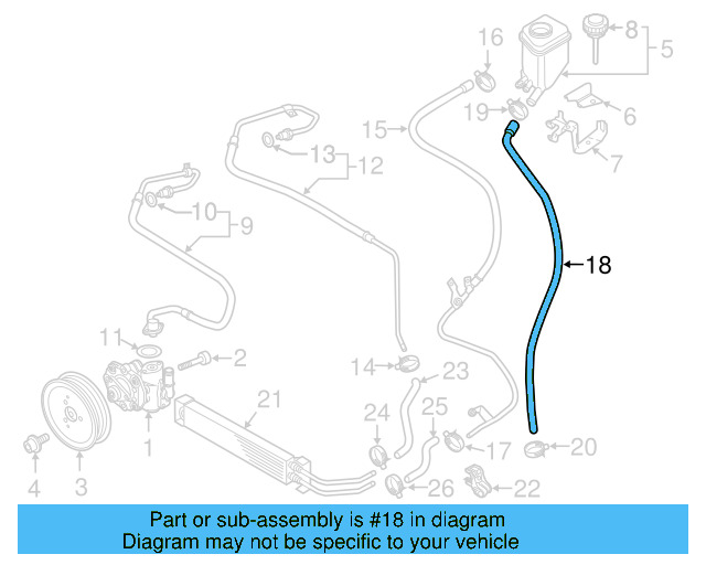 Reservoir Hose Clamp N-906-869-02 - View 236