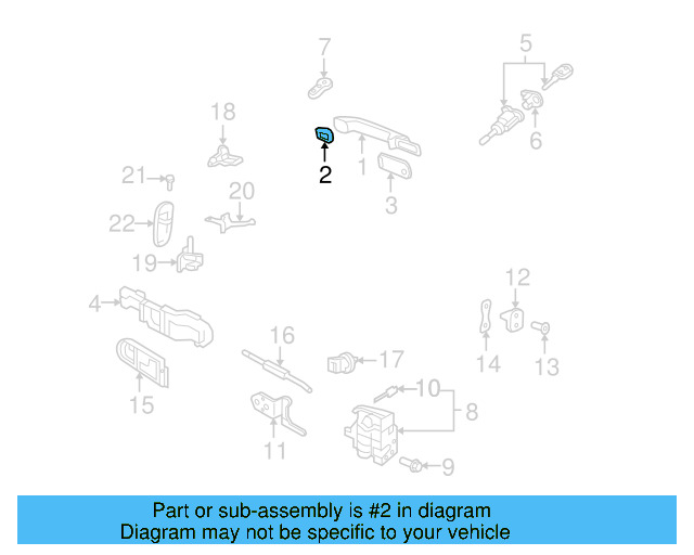 Handle, Outside Packing 1C0-837-209 - View 8