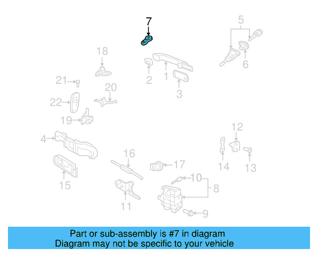 Keyless Entry Transmitter 1J0-959-753-DC - View 13