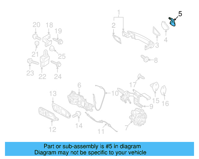 Housing Cap (Unpainted) 3c0837880agru - View 2