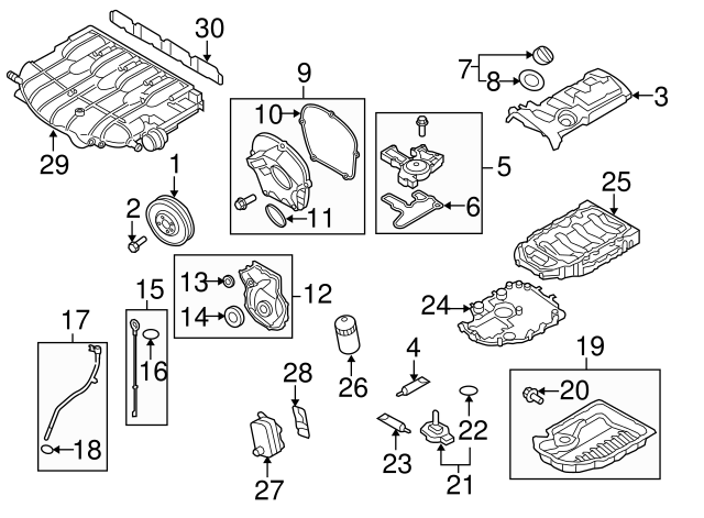 Engine Crankcase Vent Valve 06H-103-495-AH