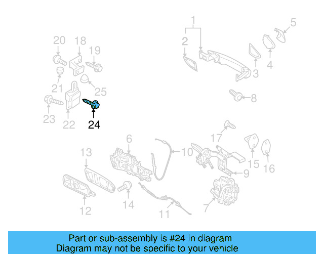 Upper Hinge Bolt N-910-703-01 - View 13