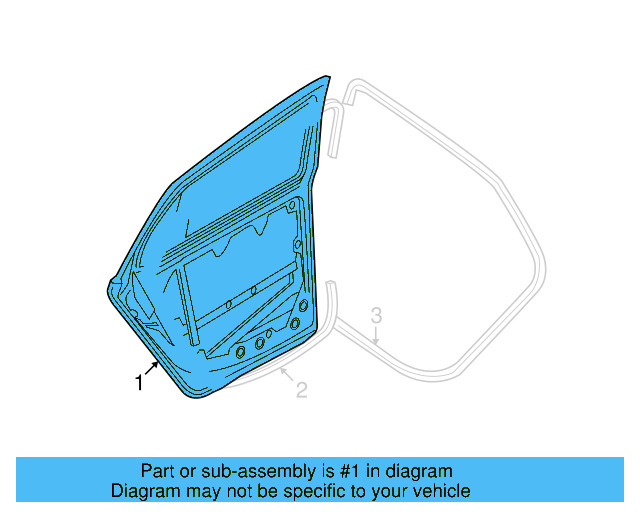 Door Shell 3D7-833-051-F