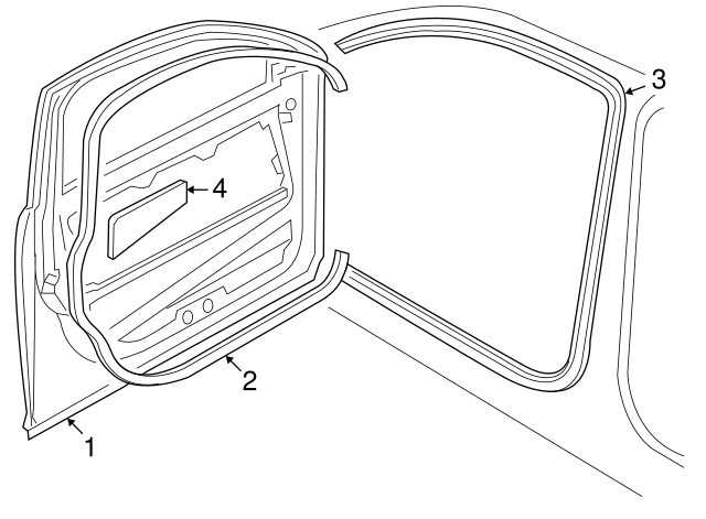 Door Shell 3D4-831-055-T