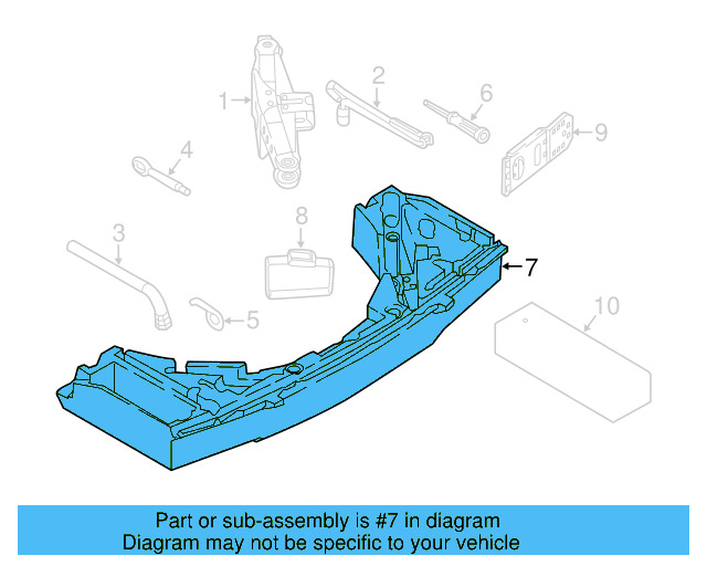 Tool Compartment 5NN-012-115 - View 4