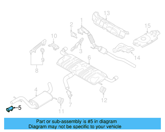 Muffler & Pipe Clamp 1K0-253-141-H - View 64