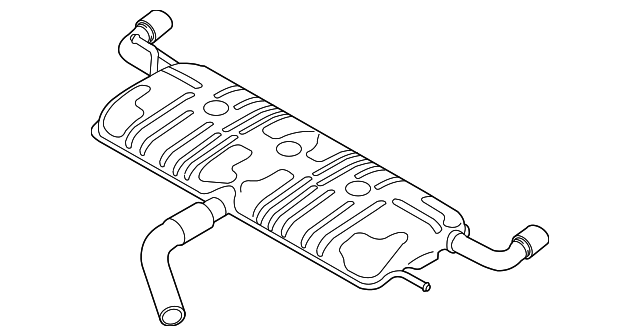 Rear Muffler 5K6-253-609-AS