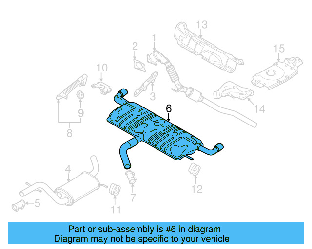 Muffler 1K6-253-609-BG - View 6