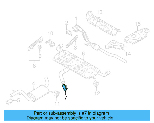 Rear Muffler Clamp 1K0-253-141-P - View 15