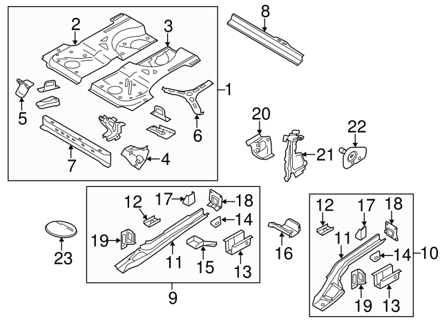 Seat Bracket 1K0-804-094-A - View 2