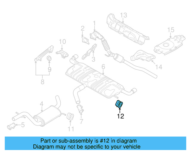 Muffler & Pipe Retainer Ring 8D0-253-147-E - View 37