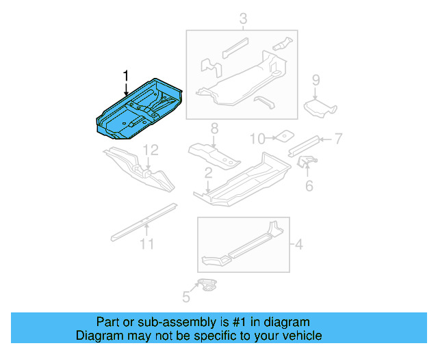 Floor Pan 1J0-803-206 - View 15