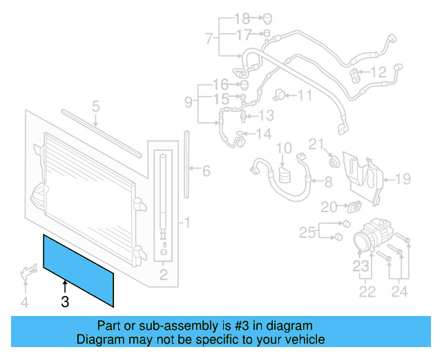 Outer Grille 5K0-853-665-C-9B9 - View 5