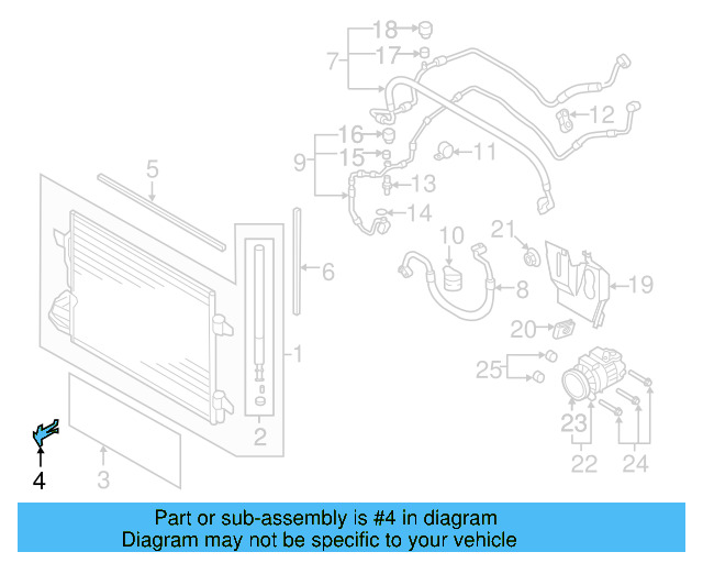 Grille Clip 3D0-867-646 - View 25