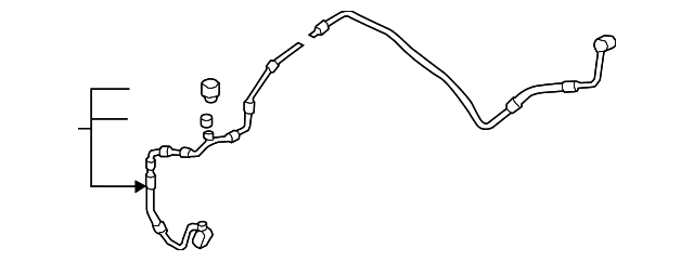 A/C Refrigerant Suction Hose 1K0-820-743-FP - View 18