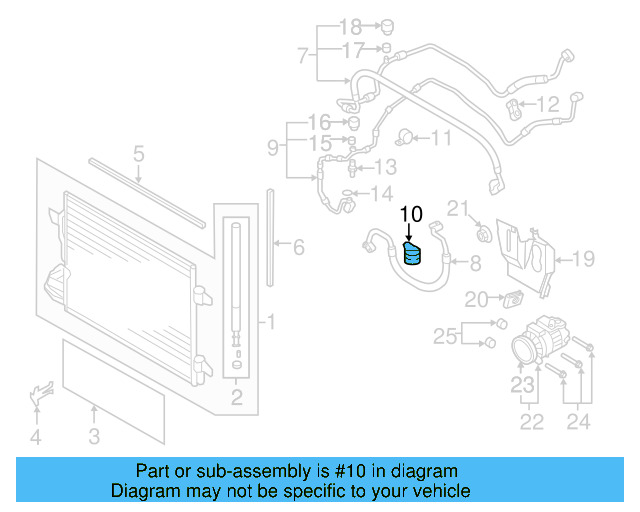 Reservoir Hose Holder N-020-626-7 - View 5