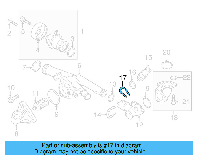 Temp Sensor Retainer Spring 032-121-142 - View 27