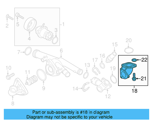 Flange 03H-121-131-A - View 35