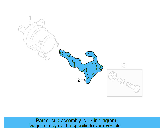 Mount Bracket 7P0-121-079-L - View 2
