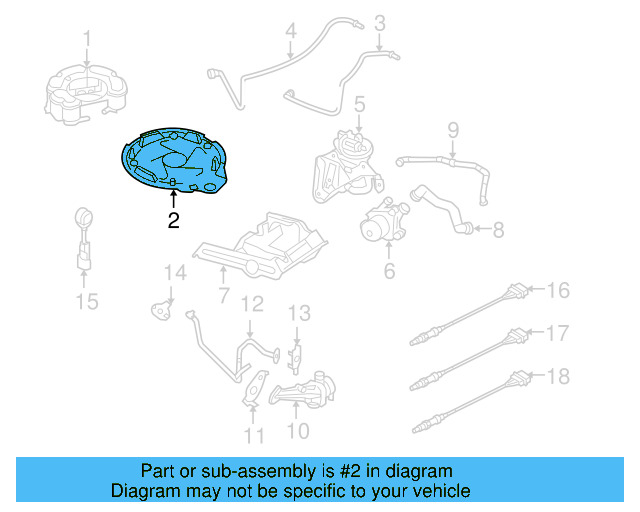 Vapor Canister Cover 1K0-201-980 - View 8