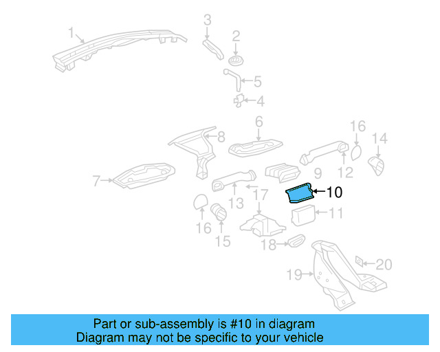 Duct 1J1-819-151-D - View 25