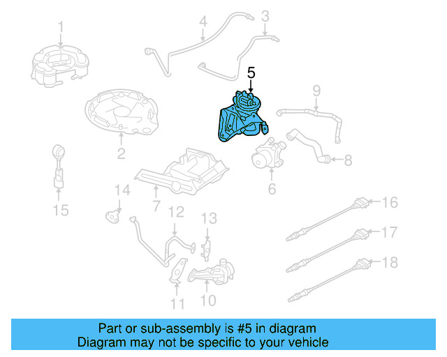 Evaporative Emissions System Leak Detection Pump 1K0-906-201-D - View 28