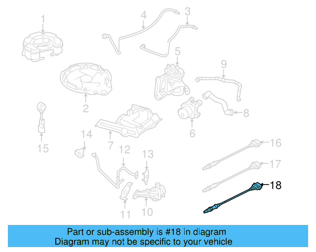 Oxygen Sensor 1K0-998-262-N - View 39