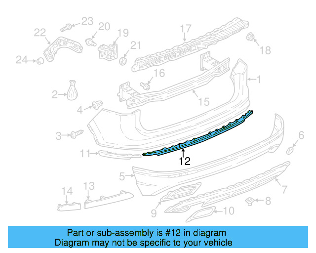 Fender Liner Nut WHT-004-694 - View 75