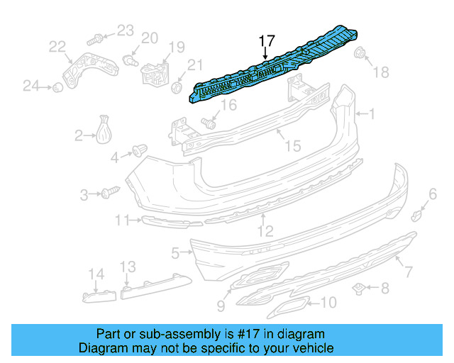 Fender Liner Nut WHT-004-694 - View 67