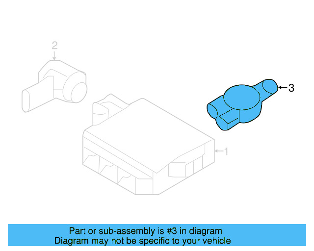 Sensor (Unpainted) 5q0919297bgru - View 49