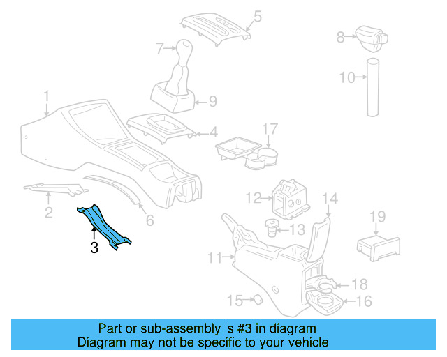 Strip Guide 1H0-863-221-A - View 3