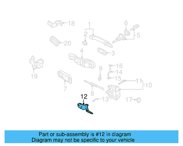 Retaining Bracket 1J0-837-867 - View 18