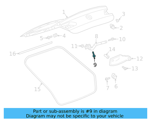 Hinge Bolt WHT-004-808 - View 5