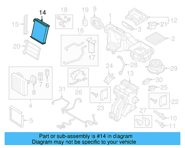 Heater Core 5Q0-819-031-B - View 19