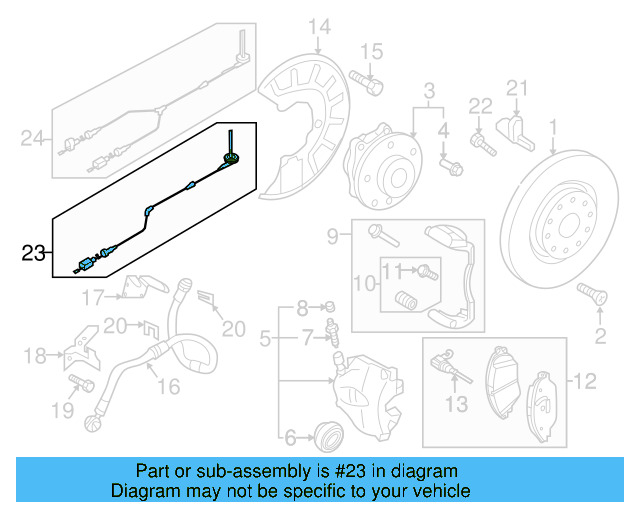 ABS Sensor Wire 5TA-927-903-K - View 3