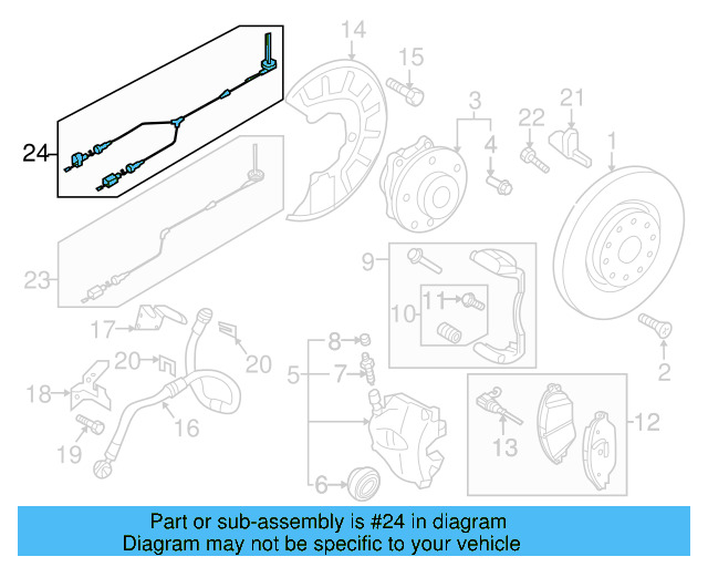 ABS Sensor Wire 5TA-927-903-E - View 3