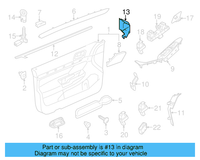 Window Switch 7L6-959-855-B-REH - View 11