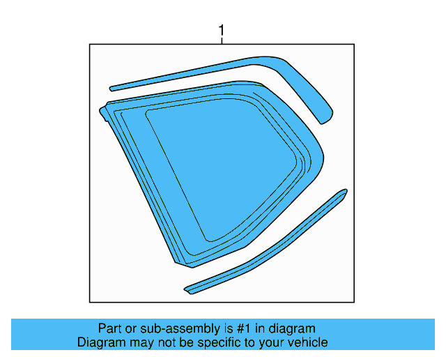 Quarter Glass 3CN-845-297-F-NVB - View 4