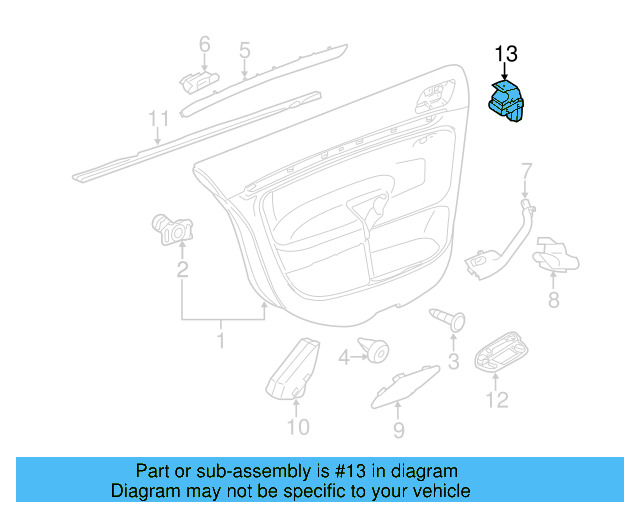 Window Switch 7L6-959-855-B-REH - View 42