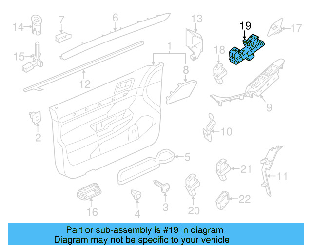 Window Switch 5K4-959-857-A-XSH - View 26