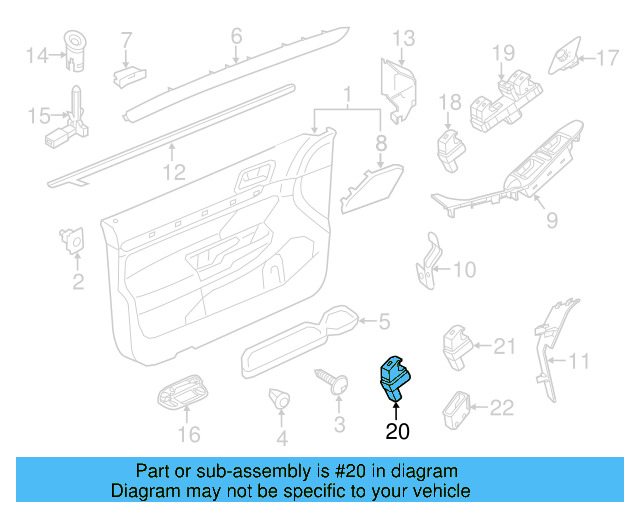 Lock Switch 1K0-962-126-B-REH - View 7