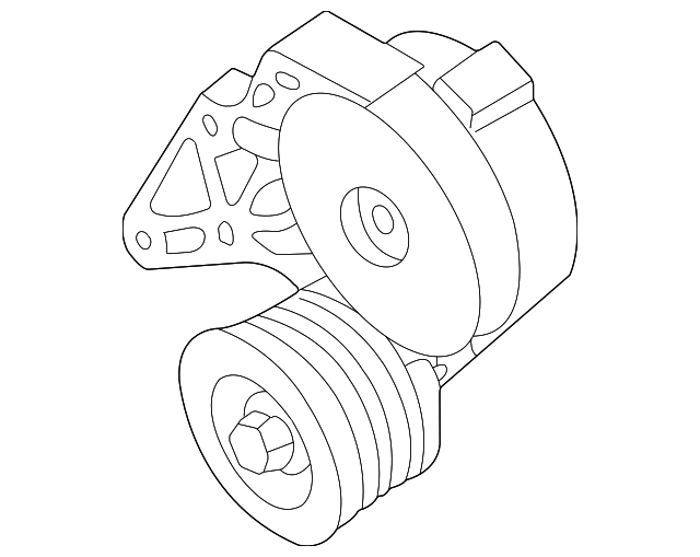 Accessory Drive Belt Tensioner Assembly 021-145-299-C - View 13