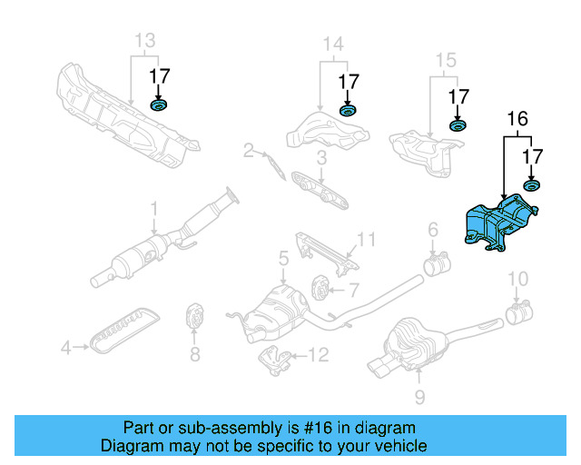 Heat Shield 1K5-825-701-B - View 32