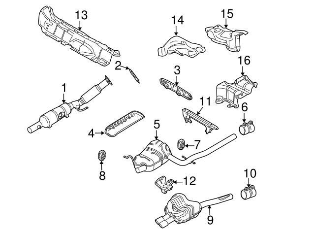 Muffler & Pipe Retainer Ring 1K0-253-147-D - View 49
